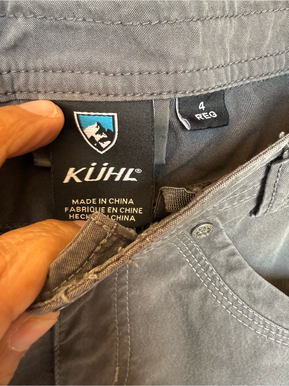 KÜHL Women’s Hiking Trail Pants Gray Size 4 Regular Outdoor Adventure - Picture 4 of 7